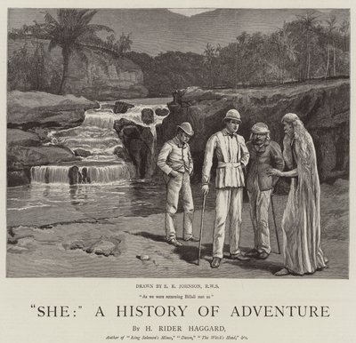 Hän, seikkailun historia tekijältä Edward Killingworth Johnson