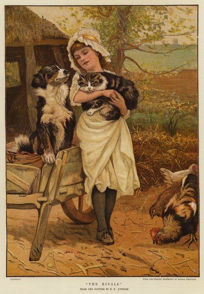 Kilpailijat (chromolitho) tekijältä Edward Killingworth Johnson