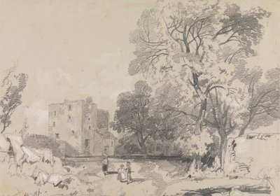 Raunioitunut tornitalo tekijältä Edward Lear