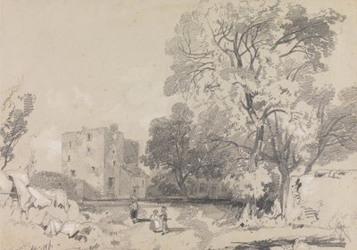 Raunioitunut tornitalo tekijältä Edward Lear