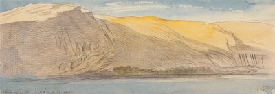 Abu Simbel, klo 16.30, 8. helmikuuta 1867 (379) tekijältä Edward Lear