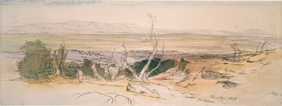 Baalbek Libanonista, 1858. tekijältä Edward Lear