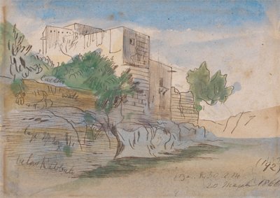 Rabatin alapuolella, Malta tekijältä Edward Lear