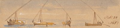 Veneet (Dahabeahit); 28. helmikuuta [1867] (565) tekijältä Edward Lear
