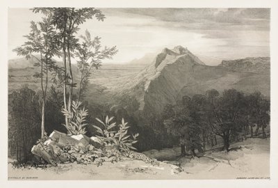 Civitella di Subiaco tekijältä Edward Lear