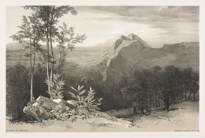 Civitella di Subiaco, n. 1840. tekijältä Edward Lear