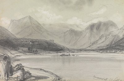 Crummock Water tekijältä Edward Lear