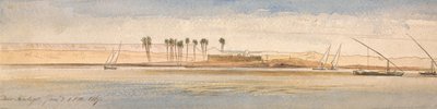 Deir Kadige, kello 13.00, 2. tammikuuta 1867. tekijältä Edward Lear