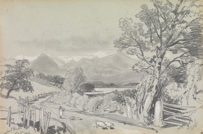 Derwentwater, syyskuu 1836 tekijältä Edward Lear