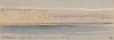 Gebel Sheikh Eredi, (Er Rainehin kyyhkyläiskoti) tekijältä Edward Lear