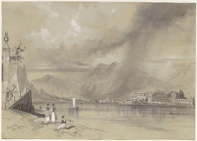 Isola Bella, Lake Maggiore, 1839. tekijältä Edward Lear
