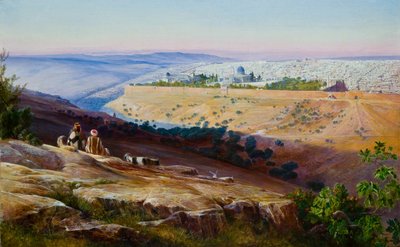 Jerusalem Öljymäeltä tekijältä Edward Lear
