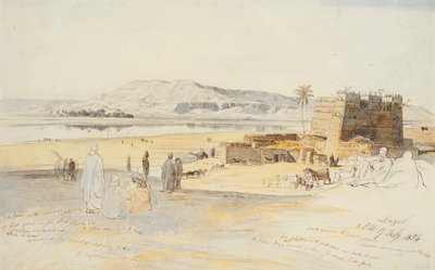 Luxor, 17. helmikuuta 1854 tekijältä Edward Lear