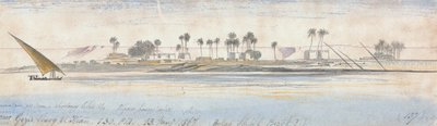 Lähellä Gezir Sherg el Hian tekijältä Edward Lear