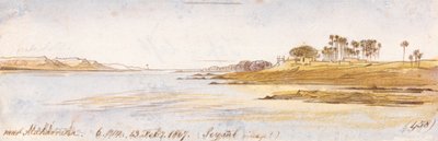 Maharrakan lähellä, kello 18.00, 13. helmikuuta 1867 (458) tekijältä Edward Lear