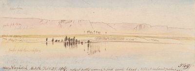 Lähellä Negadeh; 8.00, 25. helmikuuta 1867 (549) tekijältä Edward Lear