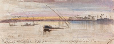 Vastapäätä Melaghara, 17:20 PM tekijältä Edward Lear