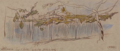 Pettenasco, Ortajärvi tekijältä Edward Lear