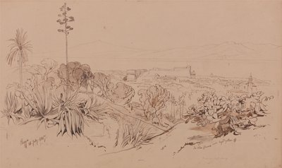 Reggio, 26. heinäkuuta 1847 tekijältä Edward Lear