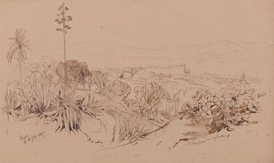 Reggio, 26. heinäkuuta 1847 tekijältä Edward Lear