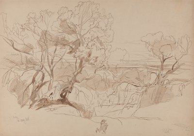 Santa Decca, Korfu, 28. toukokuuta 1848 (126) tekijältä Edward Lear