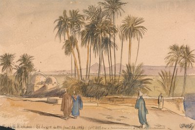 Sheikh El Wachshee, El Luxor tekijältä Edward Lear