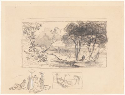 Luonnoksia Italiasta [etupuoli] tekijältä Edward Lear