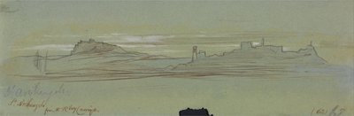 Pyhä Arkangelo, rautatievaunusta käsin tekijältä Edward Lear