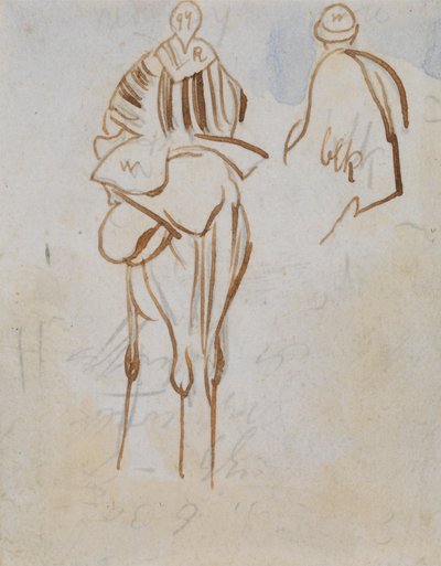 Tutkimus egyptiläisestä miehestä kamelin selässä tekijältä Edward Lear