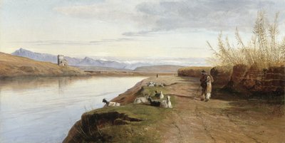 Roomalainen Campagna, 1860 tekijältä Edward Lear