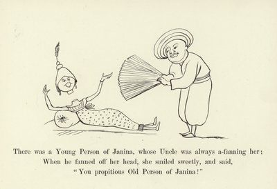 Janinassa oli nuori henkilö, jonka setä aina fanitti häntä tekijältä Edward Lear
