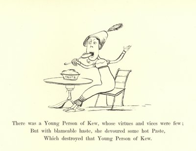 Oli eräs Kewin nuorukainen, jonka hyveet ja paheet olivat vähäiset... tekijältä Edward Lear