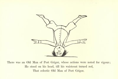 Siellä oli Port Grigorin vanha mies, jonka toiminnasta huomattiin tarmoa tekijältä Edward Lear