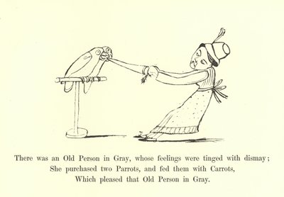 Greyssä oli vanha henkilö, jonka tunteet olivat tyrmistyneet tekijältä Edward Lear