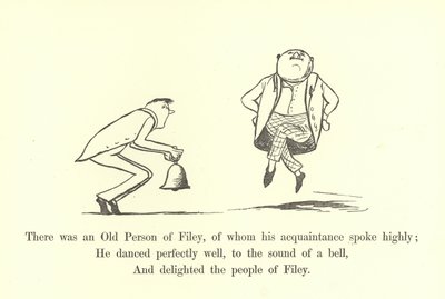 Oli eräs Fileyn vanha mies, josta hänen tuttavansa puhuivat hyvin paljon. tekijältä Edward Lear