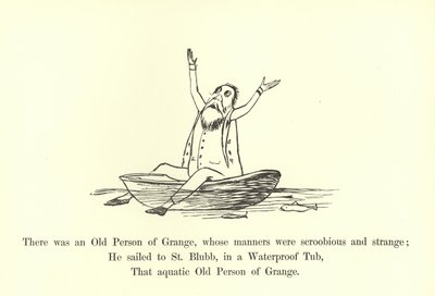 Siellä oli eräs Grangen vanhus, jonka tavat olivat karkeat ja oudot... tekijältä Edward Lear