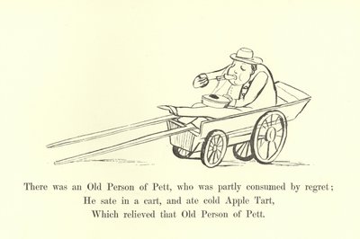 Siellä oli Pettin vanha henkilö, joka oli osittain katumuksen valtaama tekijältä Edward Lear