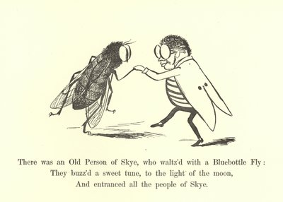 Siellä oli Skyen vanha henkilö, joka valssi Bluebottle Flyllä tekijältä Edward Lear