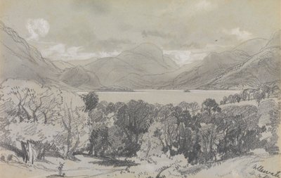 Ullswater, 14 de outubro de 1836 finlandês tekijältä Edward Lear