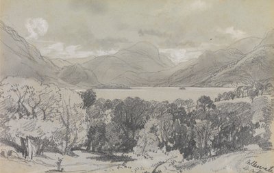 Ullswater, 14. lokakuuta 1836. tekijältä Edward Lear