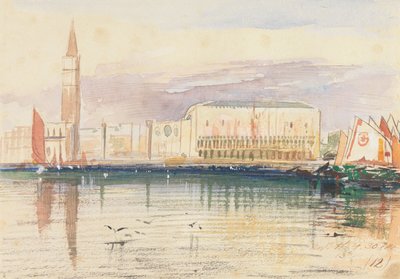 Venetsia, Dogen palatsi tekijältä Edward Lear