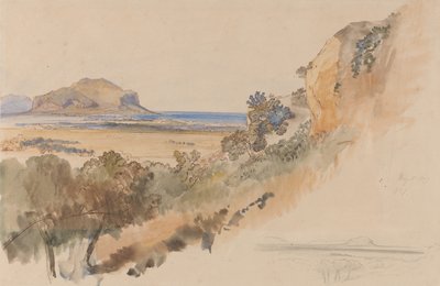 Näkymä lähellä Palermoa tekijältä Edward Lear