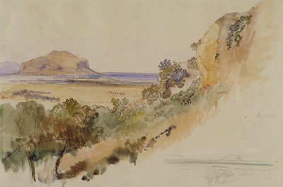 Näkymä Palermon lähellä tekijältä Edward Lear