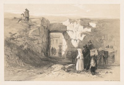 Näkymät Roomaan ja sen ympäristöön: Alatrin muinainen portti tekijältä Edward Lear