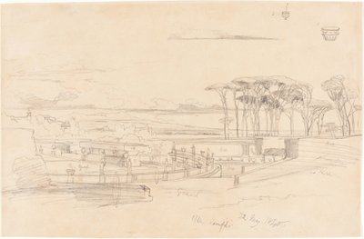 Villa Pamphili, 1840. tekijältä Edward Lear