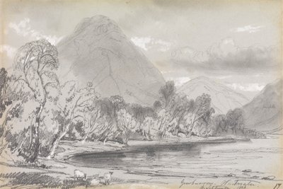 Yewbarrow, Wastwater, 16. syyskuuta 1836 tekijältä Edward Lear