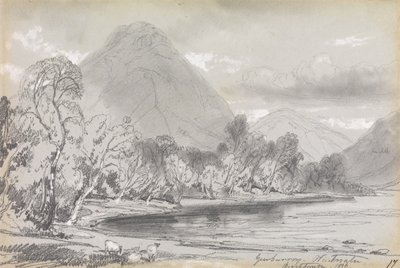 Yewbarrow, Wastwater, 16. syyskuuta 1836. tekijältä Edward Lear