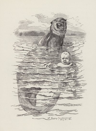 Kuvitus Charles Kingsleyn vesivauvoille (kaiverrus) tekijältä Edward Linley (after) Sambourne