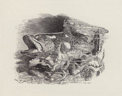 Kuvitus Charles Kingsleyn vesivauvoille (kaiverrus) tekijältä Edward Linley (after) Sambourne