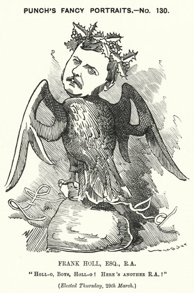Punch sarjakuva: (kaiverrus) tekijältä Edward Linley (after) Sambourne
